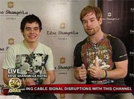 Live interview with David Cook and David Archuleta