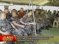 Govt, former MNLF troops watch Pacquiao-Hatton bout together