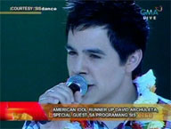 <i>Idol</i> runner-up Archuleta guests on GMA 7's SIS program