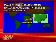Filipino killed in clash between military, rebels in Nigeria