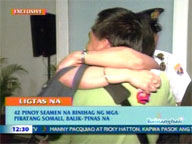   QTV:  42 Pinoy seamen freed by Somali pirates back home