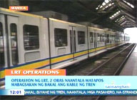  QTV:  Huge metal on tracks stalls LRT 1 operations for 2 hours