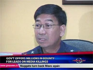  QTV:  Gov't offers millions for leads on media killings