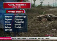  QTV:  Pangasinan, Ifugao suffer 'Emong' wrath