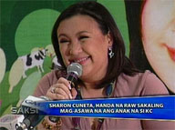 <b>Saksi: </b>Sharon Cuneta says daughter KC free to marry