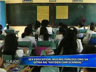  Saksi:  Sex education in schools pushed amid Kho video scandal
