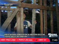Tension grips scheduled demolition in Western Bicutan, Taguig