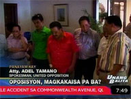 Atty. Adel Tamano on a 'united opposition' in 2010