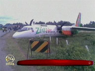 Zest Air plane overshoots runway