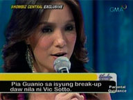 <b>Showbiz Central:</b> Pia Guanio denies breakup with Vic Sotto