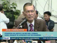  QTV:  Agnes Devanadera assumes as DOJ chief