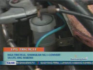  QTV:  QC tricycles start shift to LPG