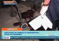  QTV:  Bureau of Immigration employee shot dead