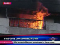 <b>QTV:</b> Fire guts condominium unit