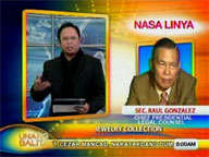 Interview with Sec. Raul Gonzales on Imelda jewelry collections