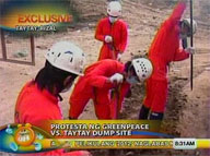 Greenpeace protests vs Taytay dumpsite