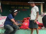 <b>Kapusong Totoo</b> Sindangan Elem. School students get free slippers