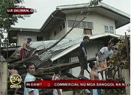 Tornado destroys houses