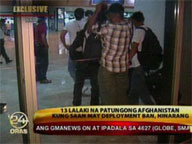 13 Pinoys held at airport for trying to leave for Afghanistan