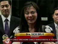 Vicki Belo attends DOJ hearing on sex video scandal