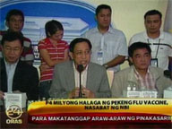 NBI seizes P4M worth of fake flu vaccines