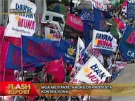 Militants stage anti-SONA rally in Mendiola