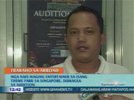  QTV:  Theme park in Singapore prefers Pinoy entertainers