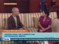  QTV:  Vagni pays courtesy call to Arroyo at Malaca&ntilde;ang