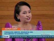 <b>QTV:</b> Arroyo hits back at critics at SONA