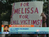 <b>QTV:</b> Rights groups show support to Melissa Roxas
