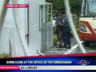 <b>QTV:</b> Bomb scare at the Office of the Ombudsman