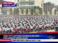  QTV:  Cebu City bags Guinness record for largest dance class