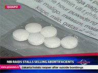   QTV:   NBI raids stalls selling abortificants in Quiapo
