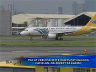  Saksi:  Flights to Caticlan diverted to Kalibo