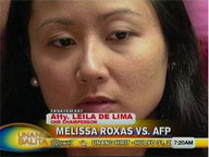 Interview with CHR chief Leila de Lima on Melissa Roxas case - una_073109_att