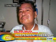 De Los Angeles' lawyer Noel Malaya on independent check-up