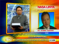 GMA's Clavio interviews DND Sec. Teodoro on Sulu kidnapping