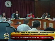 DOE chief Reyes, NEDA execs face off in House hearing on oil prices