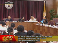 Salonga allowed to speak on House panel's hearing of impeach complaint vs Ombudsman