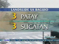 <b>QTV:</b> 3 killed, 3 injured in Baguio landslide