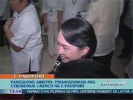  QTV:  Arroyo leads ceremonial launch of e-passport