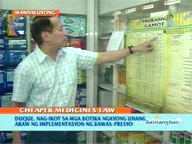   QTV:   DOH Secretary Duque inspects drug stores to enforce drug price cuts