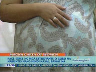<b>QTV:</b> Magna Carta of Women bans expulsion of unwed student, teacher