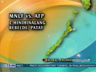<b>QTV:</b> 2 suspected MNLF men killed in Palawan clash