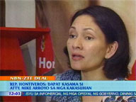 <b>QTV:</b> Rep. Hontiveros wants Mike Arroyo included in graft charges over ZTE-NBN mess