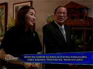   Saksi:   'Wish Ko Lang' grants wishes of Cory honor guards