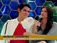 <b>Showbiz Central</b> Richard Gutierrez, Rhian Ramos in 'Intriga Crossfire'