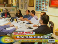 Interview with DOH Usec. Alex Padilla on hospital holiday