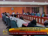 House panel OKs five-centavo tax on text, calls