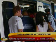 No increase in MRT fare - DOTC